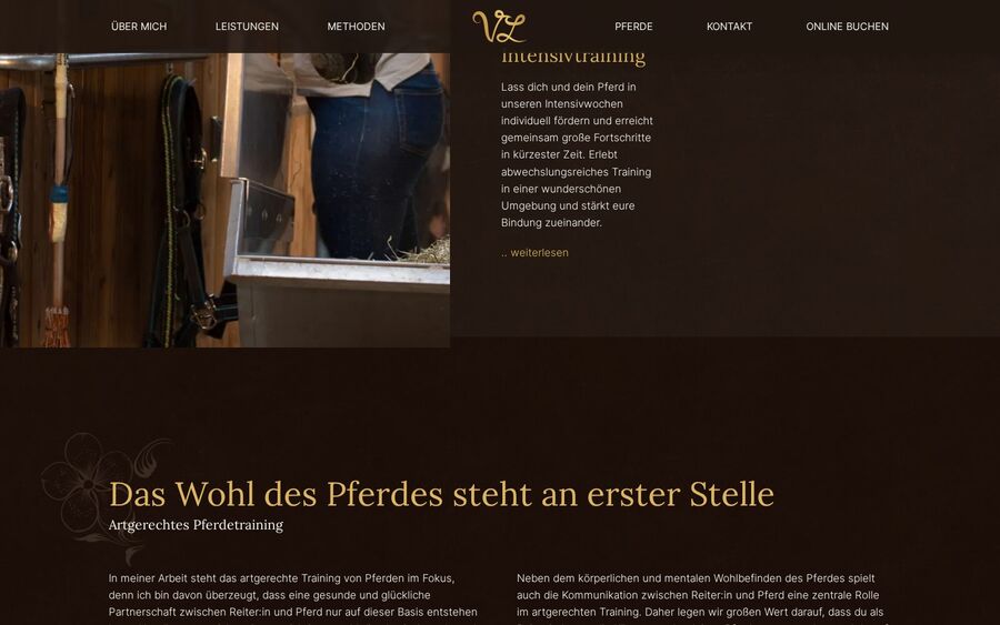 Abschnitt „Das Wohl des Pferdes steht an erster Stelle“