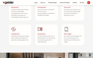 Geisler Heizung: Leistungskacheln zu Heizung, Sanitär, Lüftung und Wartung